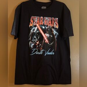 Disney Star Wars Mens T-Shirt- Darth Vader Heavy Metal Style Large. NWOT